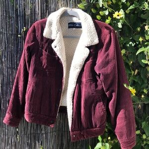 Corduroy Sherpa jacket